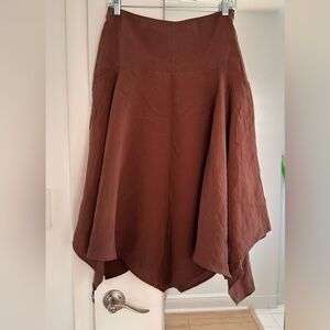 Zara chocolate brown Women's Skirt